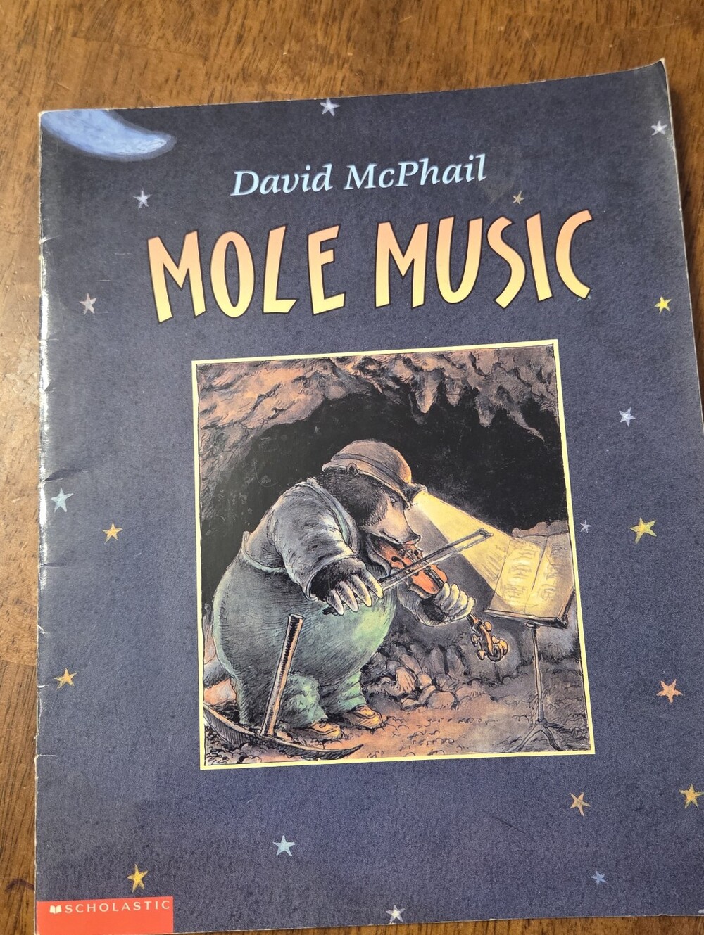 📕5/$10📕 Mole Music David McPhail Scholastic Paperback Children's Book